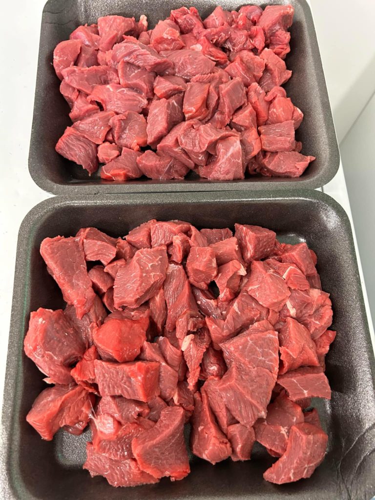 Diced Steak